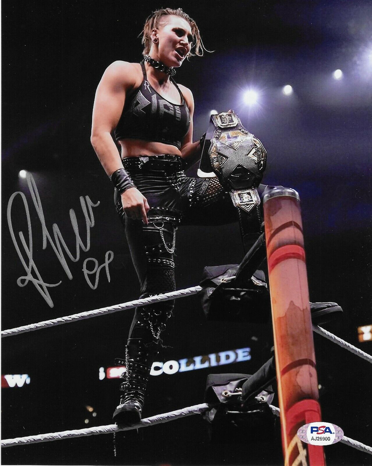 RHEA RIPLEY WWE NXT SIGNED AUTOGRAPH 8X10 Photo Poster painting #7 W/ PSA COA