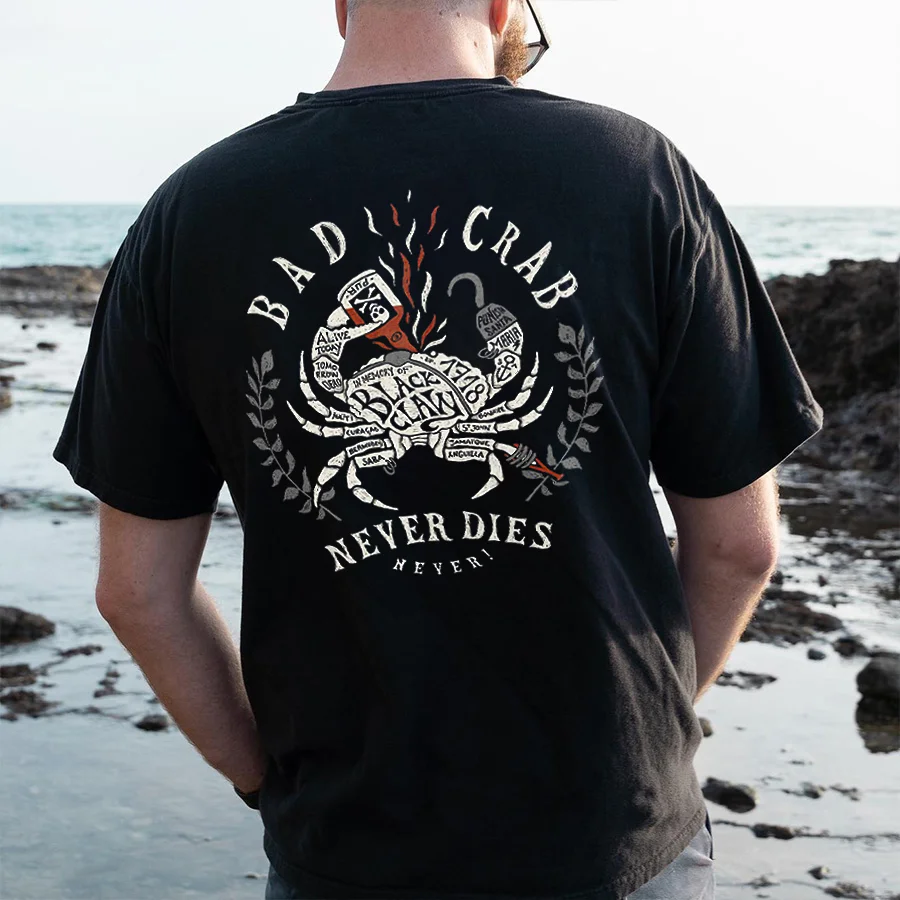 Bad Carb Never Dies Printed Men's T-shirt