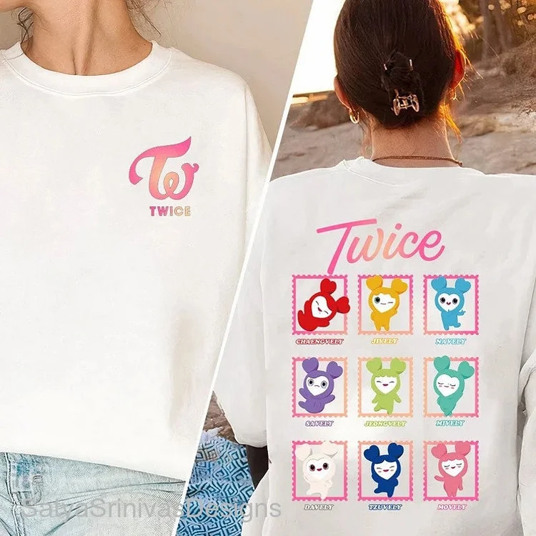 TWICE Lovelys Printed Sweatshirt