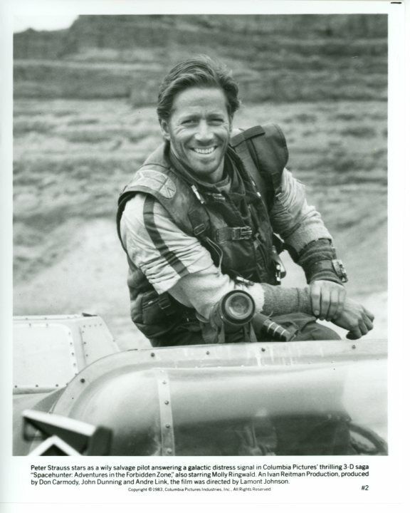 Peter Strauss Spacehunter: Adventures in the Forbidden Zone original press Photo Poster painting