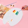 Plastic Clear Oval Painting Palette Drawing Watercolor Mixing Board PalletPainting By Numbers - DIY Venice(40*50 CM)