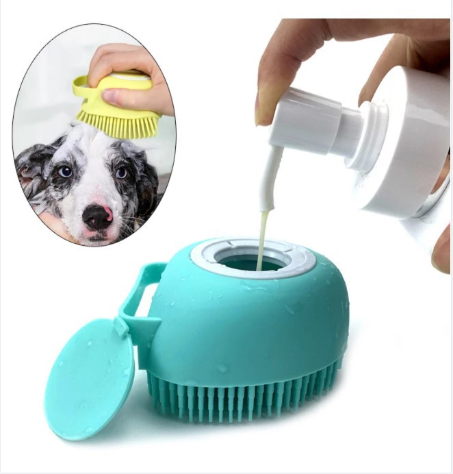 Silicone Bath Brush For Dogs And Cats