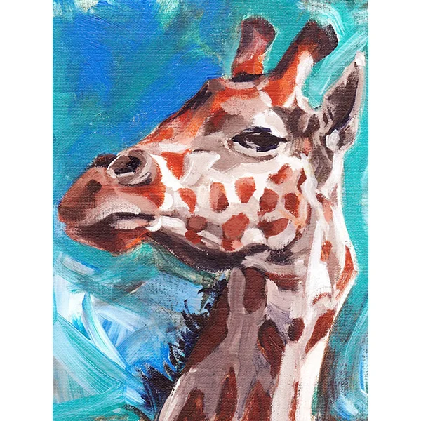 Diamond Painting - Full Round/Square Drill - Giraffe(30*40 - 50*60cm)