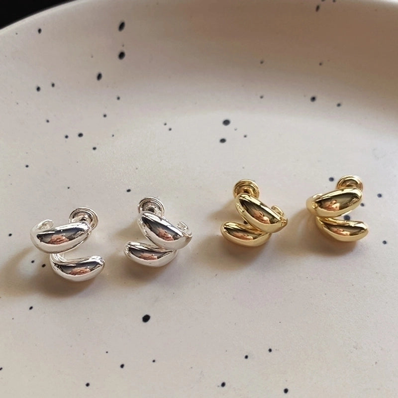 1 Pair Casual Minimalist Geometric Plating Copper Ear Studs