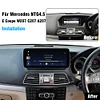 Ugode Mercedes Benz E Class Coupe W207 A207 C207 2010-2016 year Apple CarPlay Android Auto Display Monitor Upgrade Autoradio Stereo 