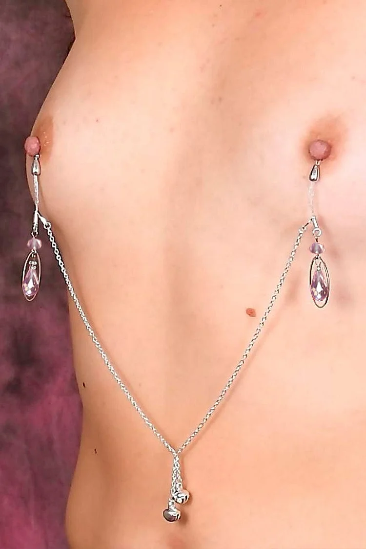 khalesex Non pierced nipple jewellery. Nipples clamps alternative. Mature.