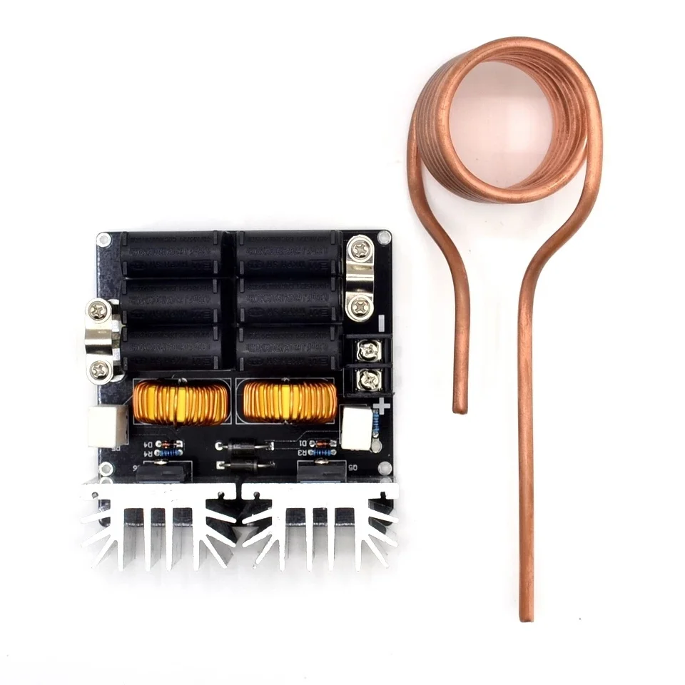 Low ZVS 12-48V 20A 1000W low pressure induction heating plate high frequency induction heating machine module