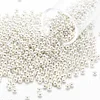 Cross Stitch Bead Embroidery Accessories 2.0mm Metallic Glass Round Beads DI Beads Suitable For 11ct Canvas Hairpin Bracelet Necklace Jewelry Accessories