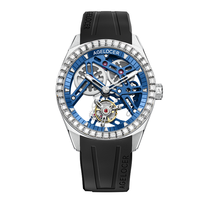 Agelocer Sport Series Tourbillon  Male Watch - Zircon Edition