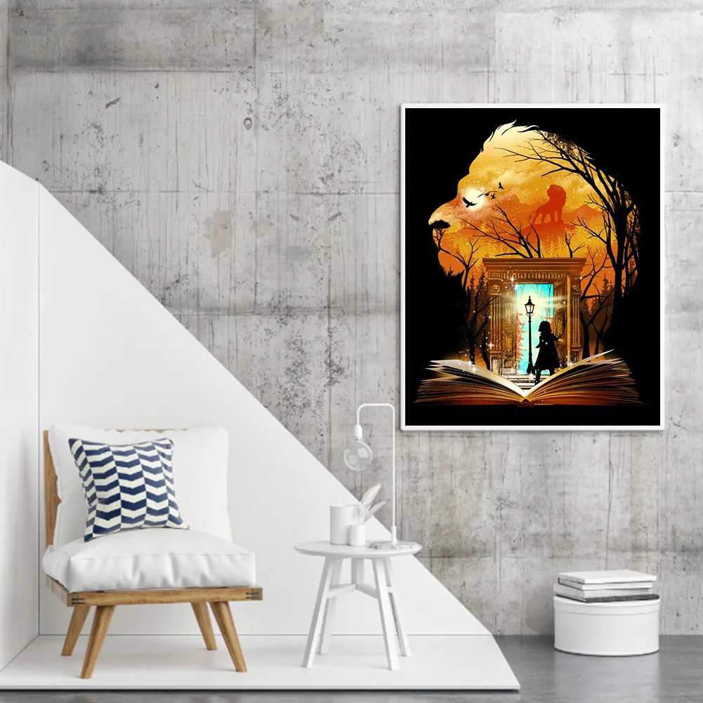 Full Cross Stitch 11CT Harry Potter Cotton DIY Stamped Embroidery Kits (1)