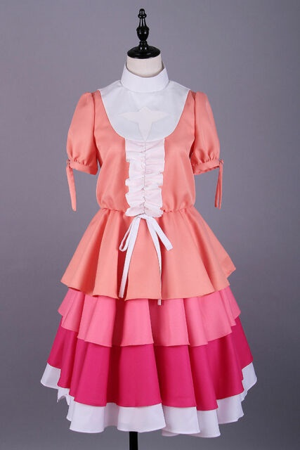 Monogatari Series Nisemonogatari Yotsugi Ononoki Dress Cosplay Costume