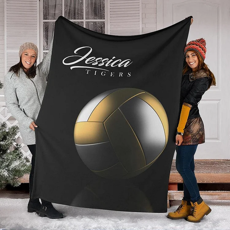 Personalized Volleyball Blanket for Comfort & Unique| BKKid195