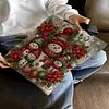 Christmas Snowman-11CT DIY Stamped Cross Stitch Shopping Bag 40*40cm tapestrymarket