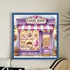 Purple Candy Shop-11CT Stamped Cross Stitch 40*40cm/15.75*15.75in