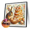 Diamond Painting -DIY Full Round Drill Easter Rabbit