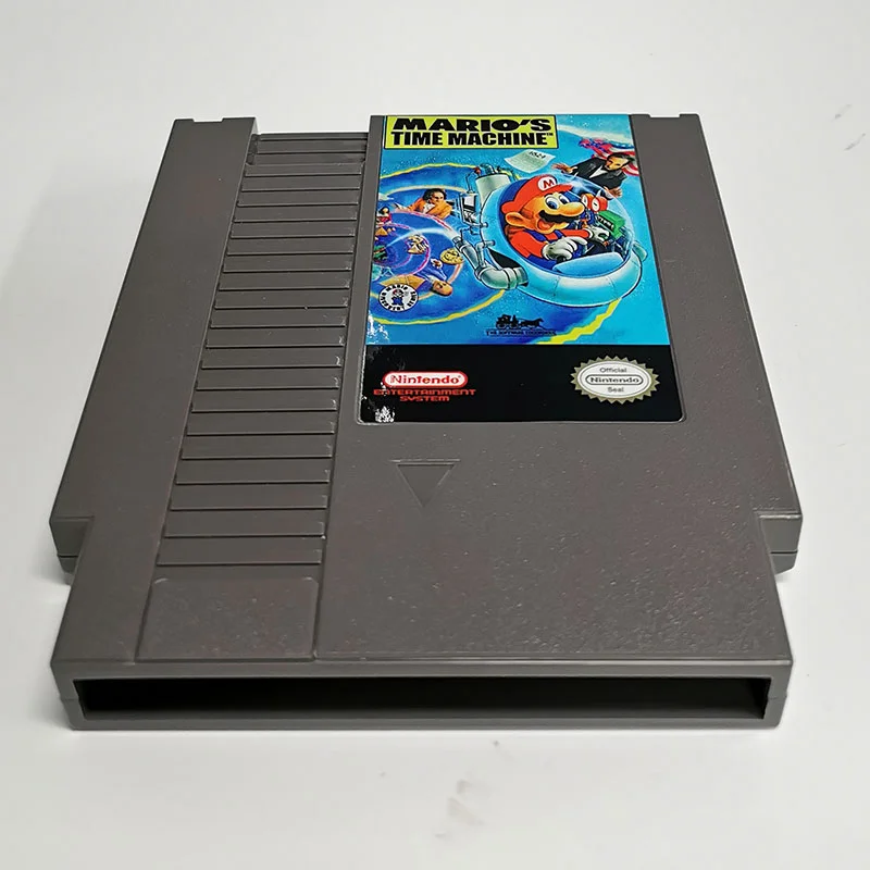 Mario's Time Machine For Nintendo NES - 8 Bit Game Cartridge