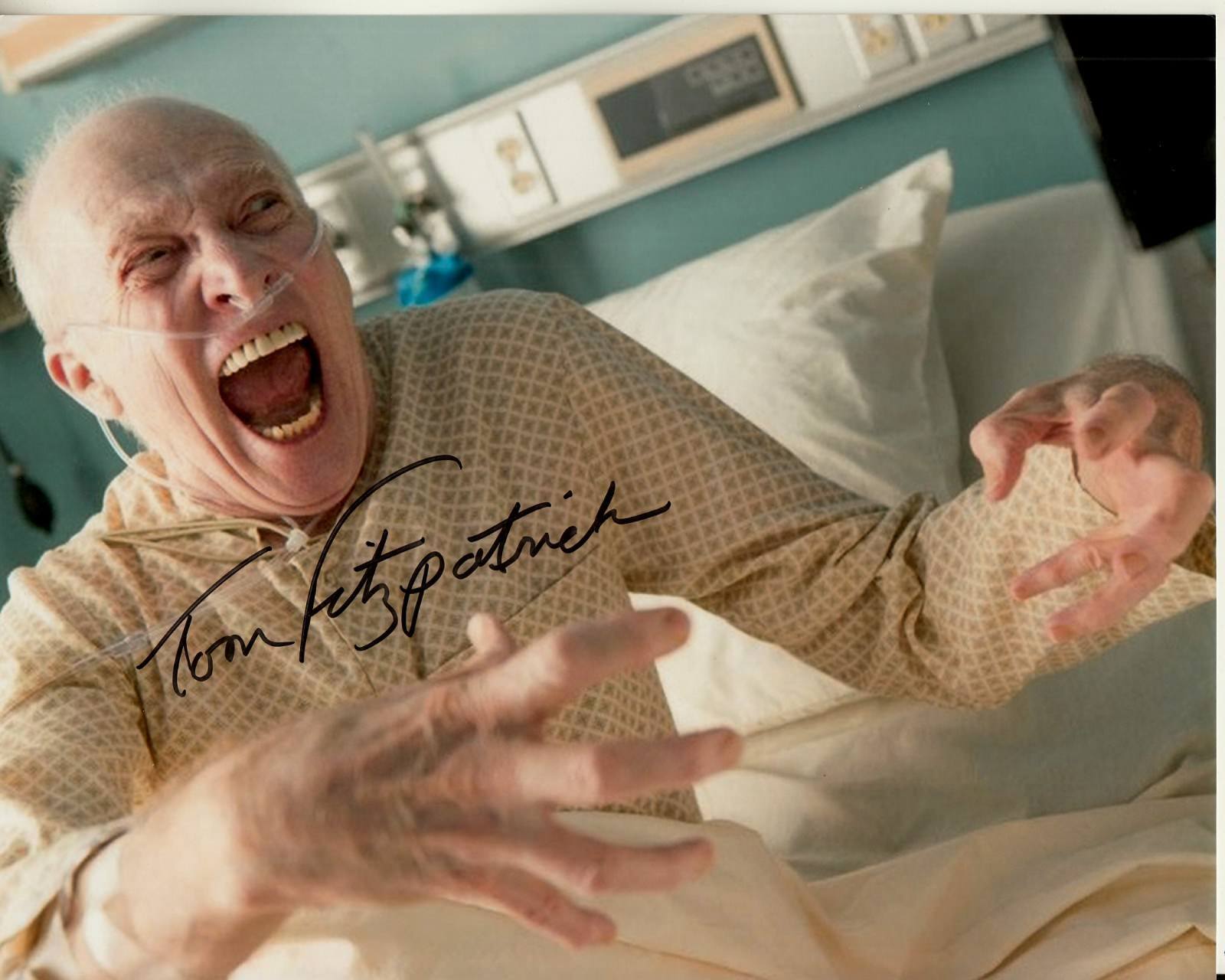 TOM FITZPATRICK hand-signed INSIDIOUS: CHAPTER 2 color 8x10 closeup UACC RD COA