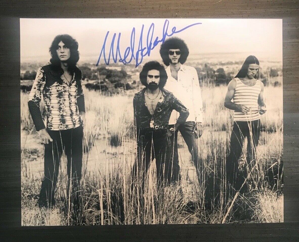 * MEL SCHACHER * signed 11x14 Photo Poster painting * GRAND FUNK RAILROAD * PROOF * 5