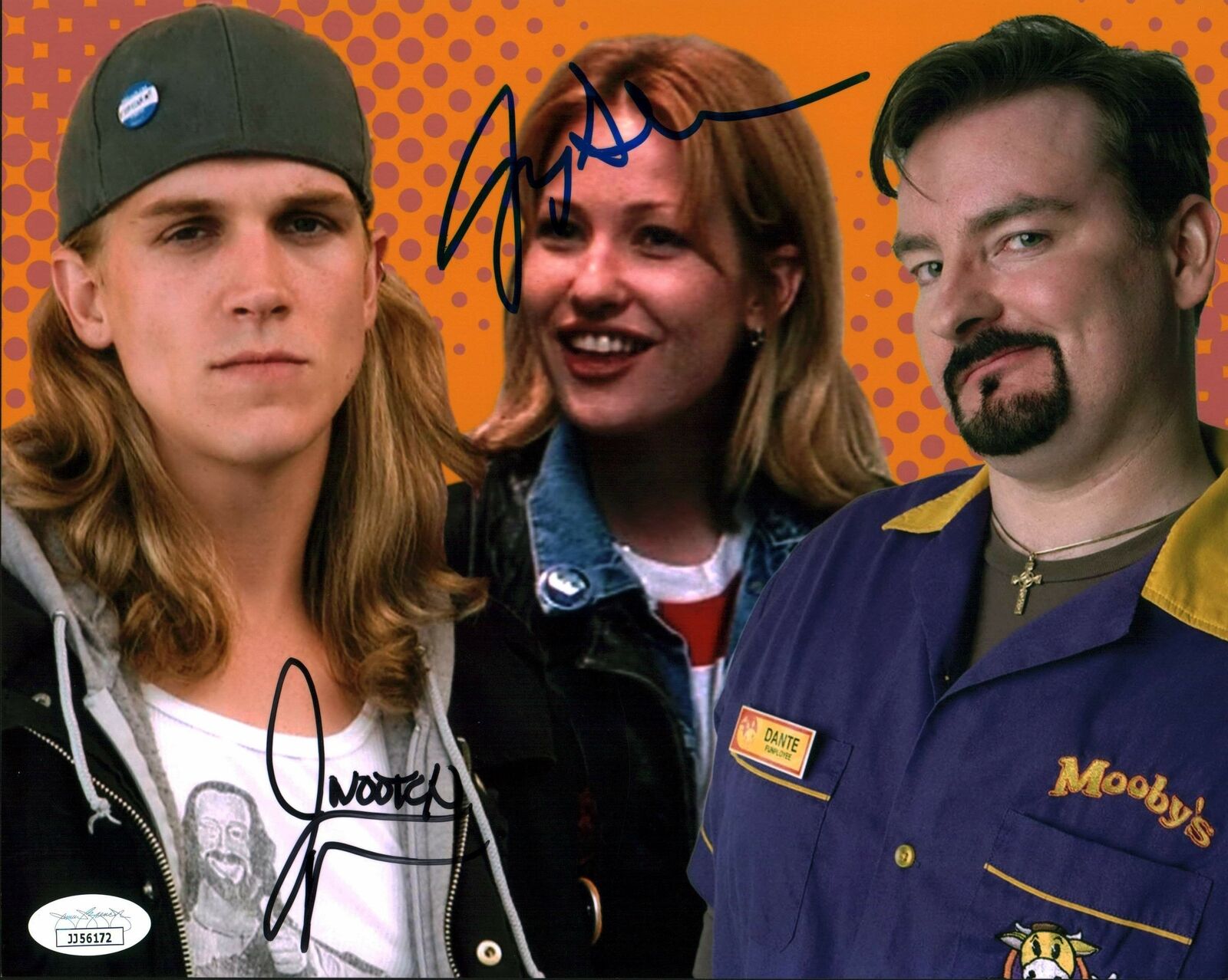 Clerks 8x10 Photo Poster painting Signed Autograph O'Halloran Mewes Adams JSA Certified COA Auto