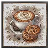 Coffee Cookies-14CT Stamped Cross Stitch Egyptian Cotton 23*23cm/9.06*9.06in tapestrymarket