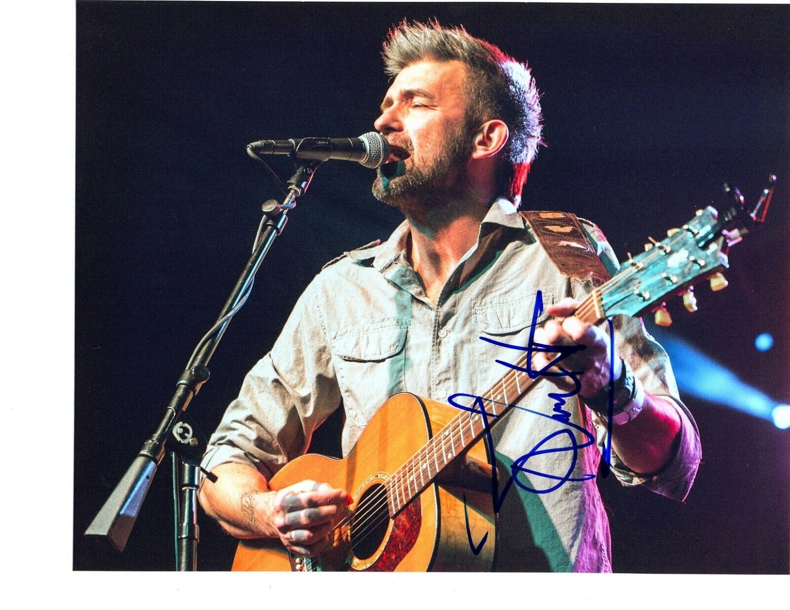 Brian Vander Ark Verve Pipe Singer signed autographed 8x10 Photo Poster painting COA