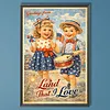 Diamond Painting -DIY Round Drill Independence Day Land that Love(60*40CM)