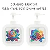 A Set of Two Multifunctional Diamond Painting Reusable Liquid Bottles DIY Special Shaped Drill Craft Kits