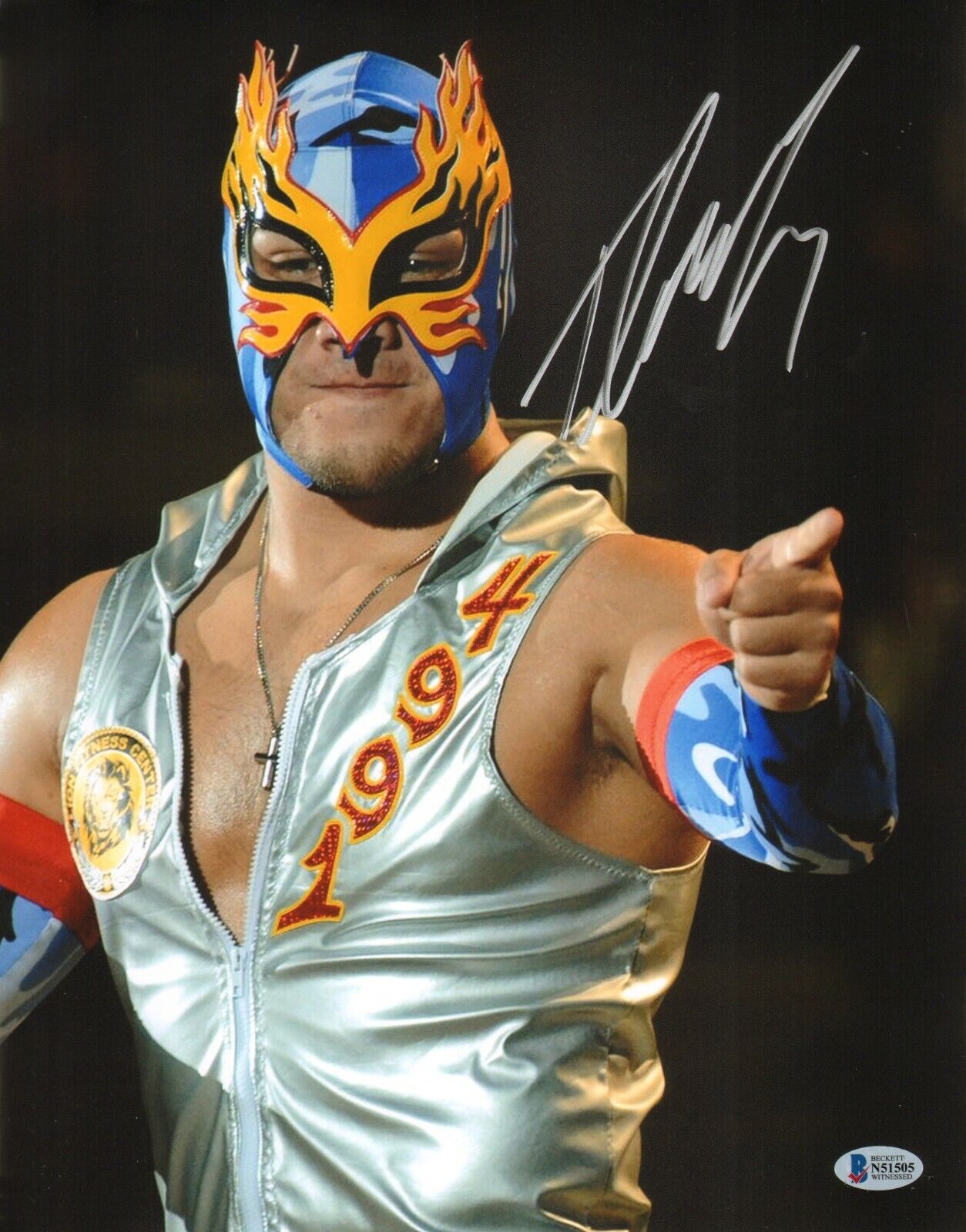 Flamita Signed 11x14 Photo Poster painting BAS Beckett COA AAA Dragon Gate Picture Autograph 505