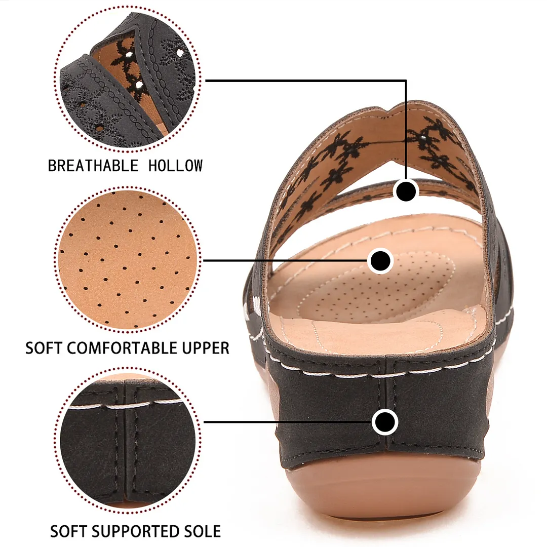 Women's Thick Platform Lightweight Arch Support Easy Wearing Slipper Sandals