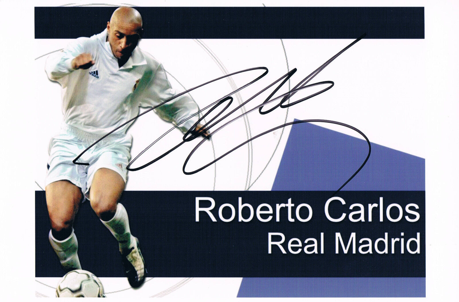 Roberto Carlos 1973- genuine autograph 7x10.5