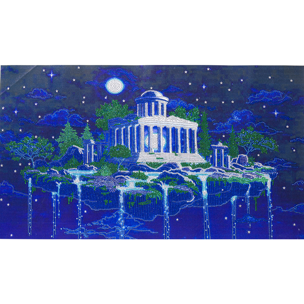 

75*45CM - Special Shaped Diamond Painting - Moon Shrine (Big Size), 501 Original