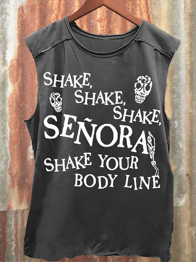 Shake Shake Shake Print Classic Tank Top