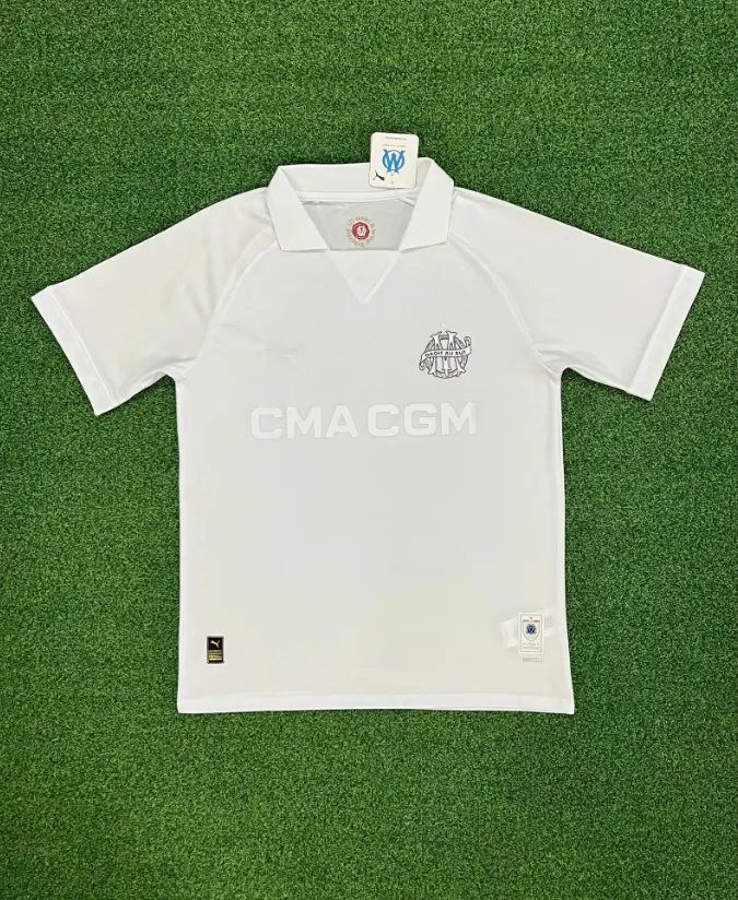 24-25 season Marseille 125th anniversary commemorative white jersey