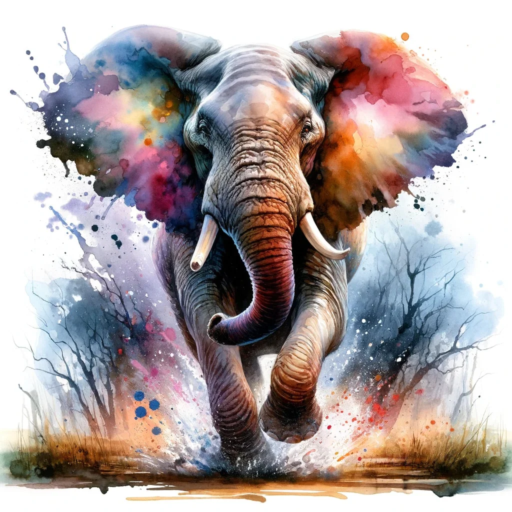 Full Round Diamond Painting - Elephant(Canvas|40*40cm)