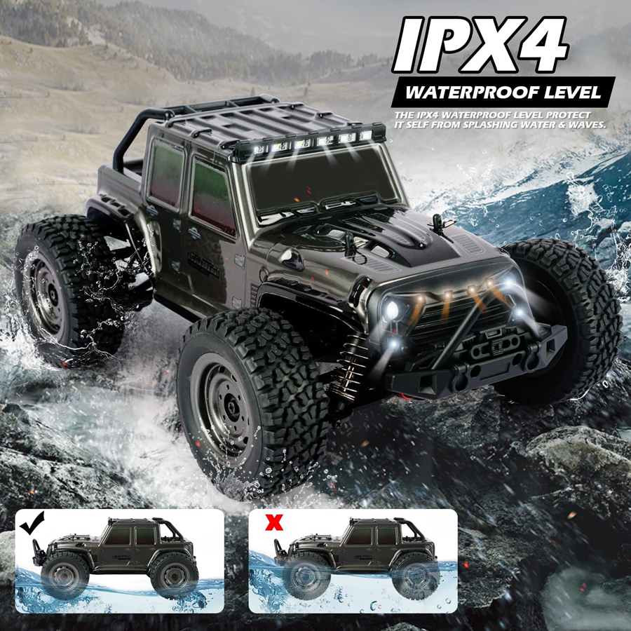Tegooe 116 Scale High Speed RC Off-Road Racing Truck - 4WD Remote Control Toy