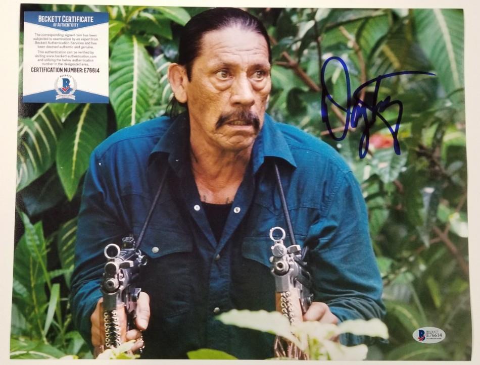 DANNY TREJO Signed 11x14 Photo Poster painting #5 Machete Actor Auto~ Beckett BAS COA