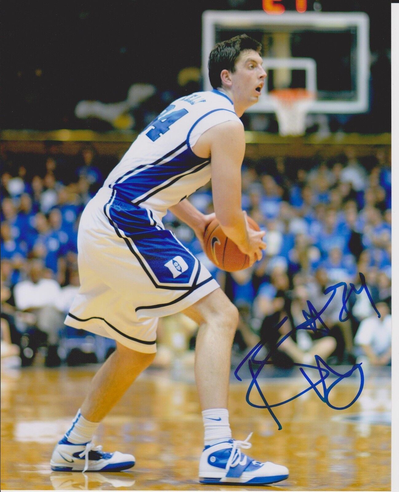 RYAN KELLY signed DUKE BLUE DEVILS 8X10 Photo Poster painting