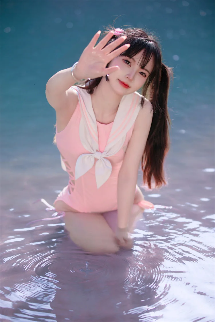 [Deposit/Reservation] Kawaii Cute Pink/Blue/Navy Bunny Swimsuit SP17559