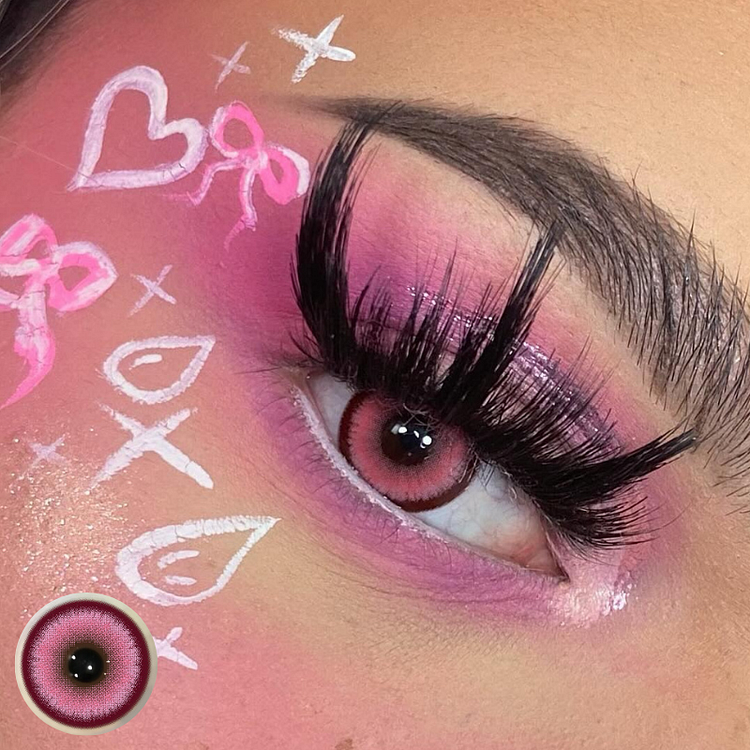 Doya Pink Colored Contact Lenses