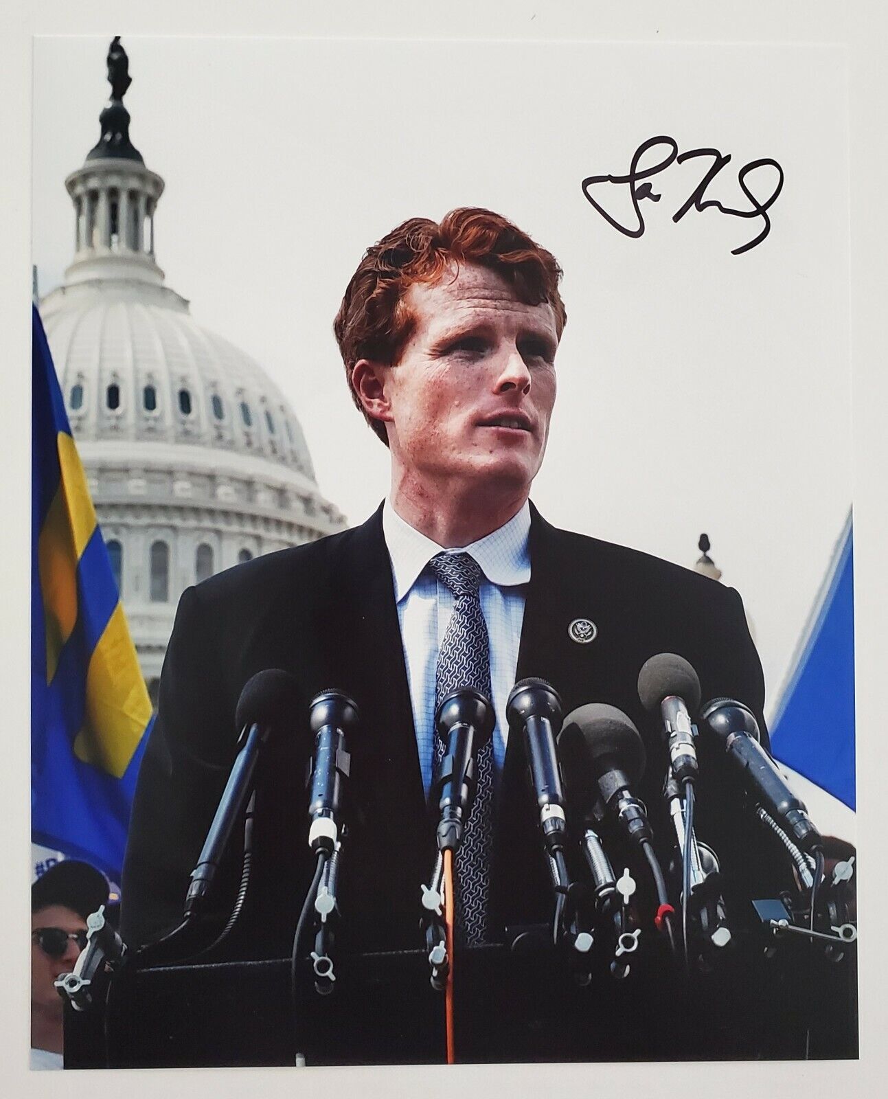 Joe Kennedy III Signed 8x10 Photo Poster painting MA Democrat Politician 2024 Hopeful? RAD