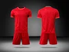 24/25 Season Men's Soccer Jersey Suit Set New Model Designs for Adults and Children Polyester Club Football Wear