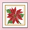 Flower-11CT Stamped Cross Stitch Kit(21*21cm)