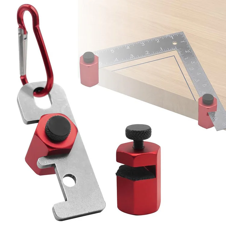 High Accuracy Aluminum Alloy Hexagonal Stair Gauge Jigs for Woodworking