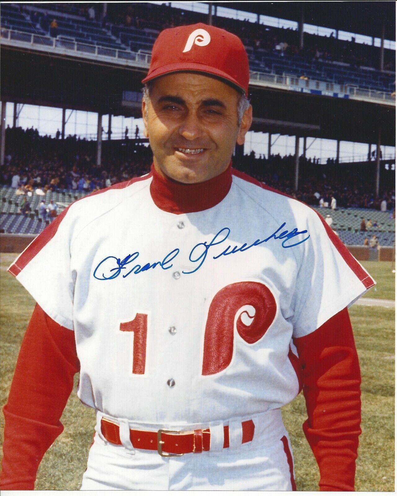 Frank Luchessi Autographed 8x10 Philadelphia Phillies#2