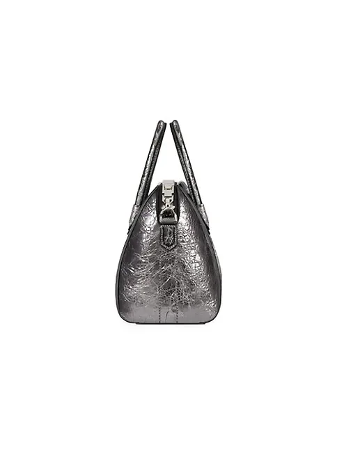 Givenchy Mini Antigona Bag In Laminated Leather