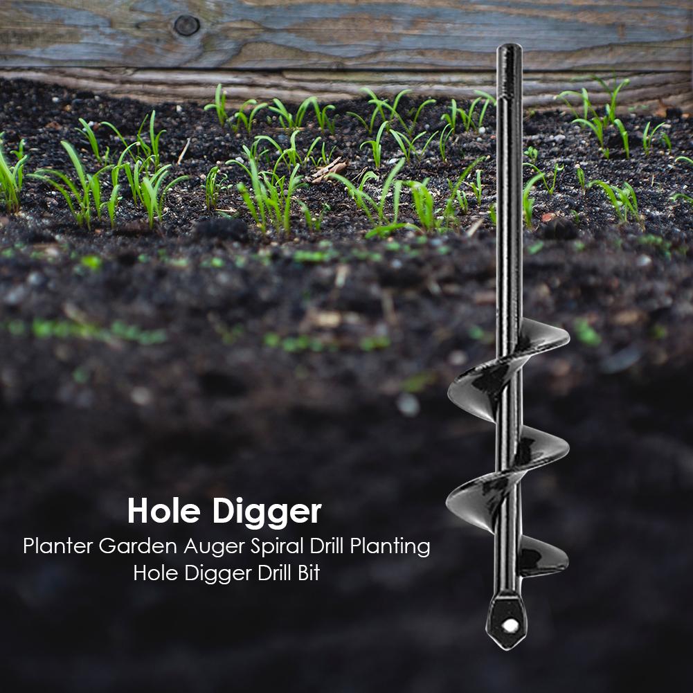 Planter Garden Auger Spiral Drill Planting Hole Digger Drill Bit (5x22cm) от Cesdeals WW
