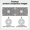 uk.everydayedeals DIY Pearl Painting With Frame - Handmade Self-Adhesive Pearls - Mandala(20*30cm)