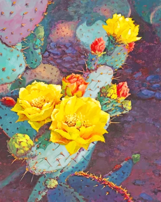 

Aesthetic Cactus – Paint By Numbers - 40*50CM, 501 Original