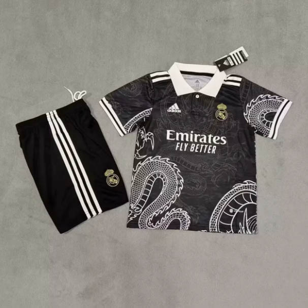 2023/2024 Real Madrid Chinese Dragon Black Football Shirt