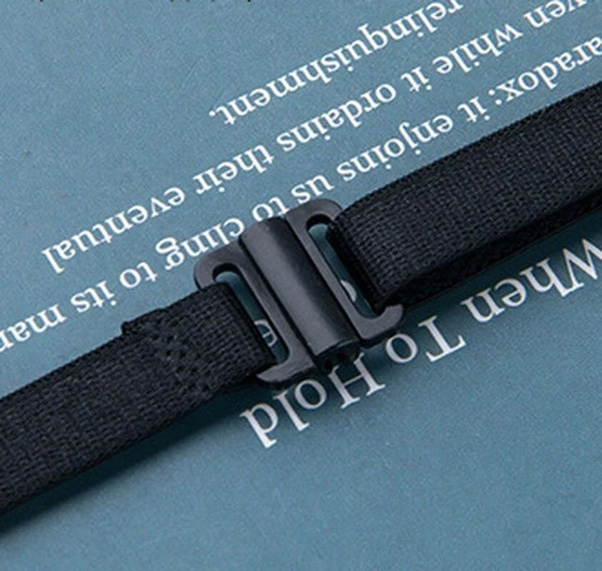 1.2cm Bow Tie Black Adjustable DIY Bow Tie Accessories for Adult Child Men Women Wedding Necktie Rope Maximum 45cm Elastic Band 1013-2